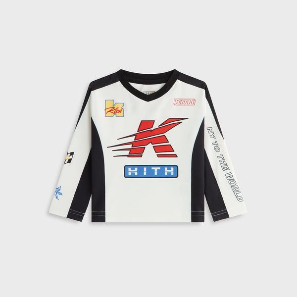 kith サッカーシャツ　beverly hills　サイズL Kith Baby Ridley Speed Logo Shirt - Sandrift – Kith Europe