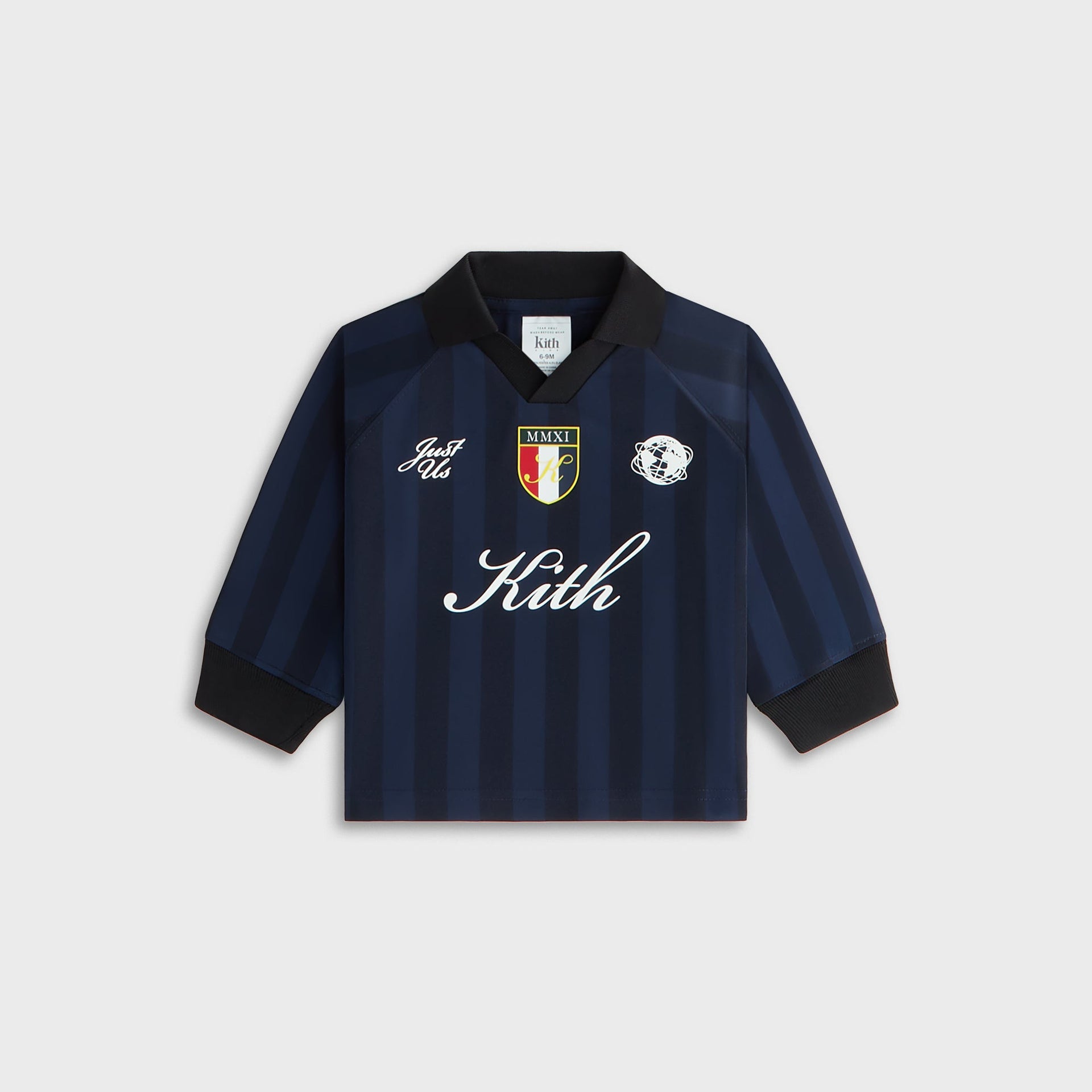 Kith Baby Long Sleeve Soccer Jersey Polo - Gulf