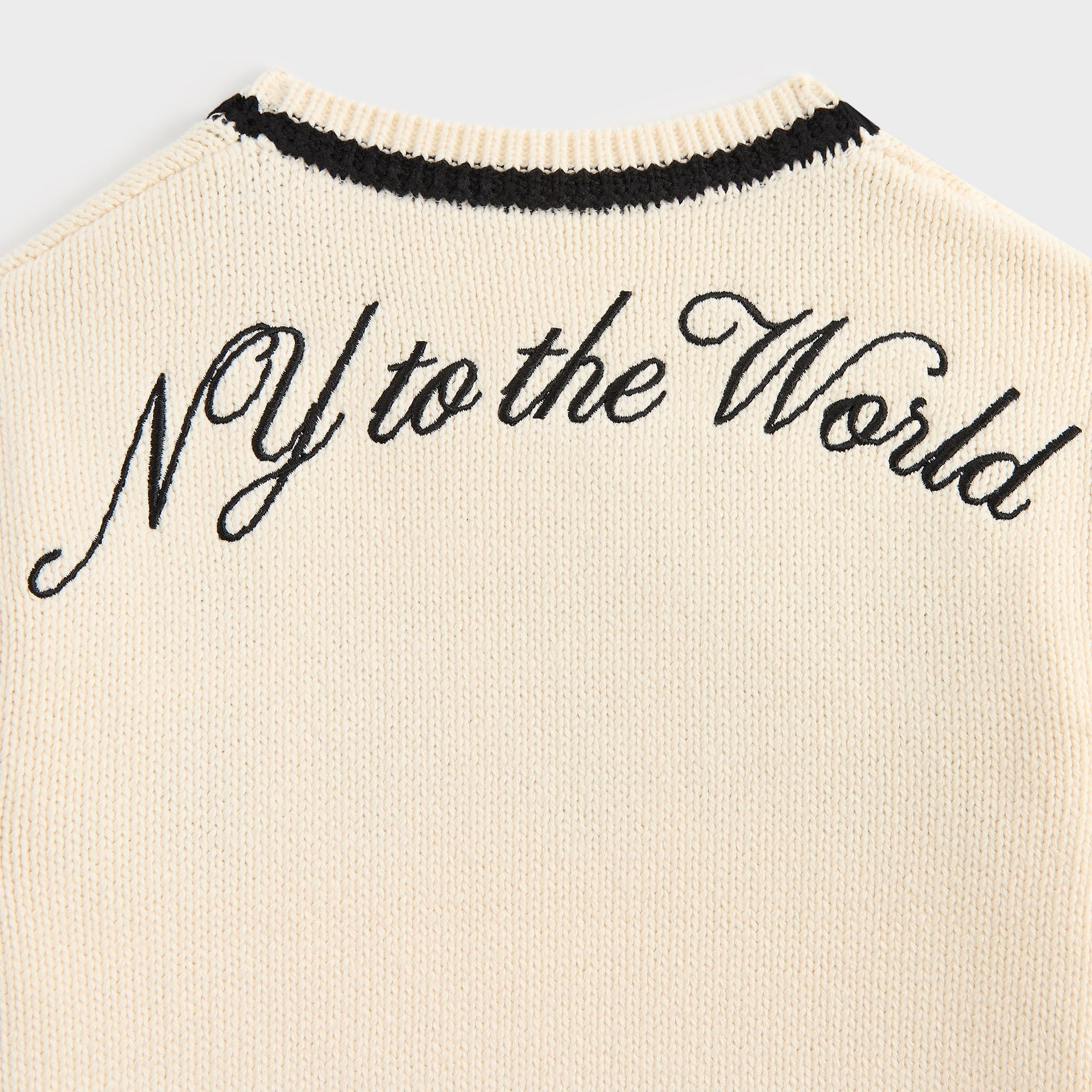 Kith Baby Varsity Crewneck Sweater - Sandrift