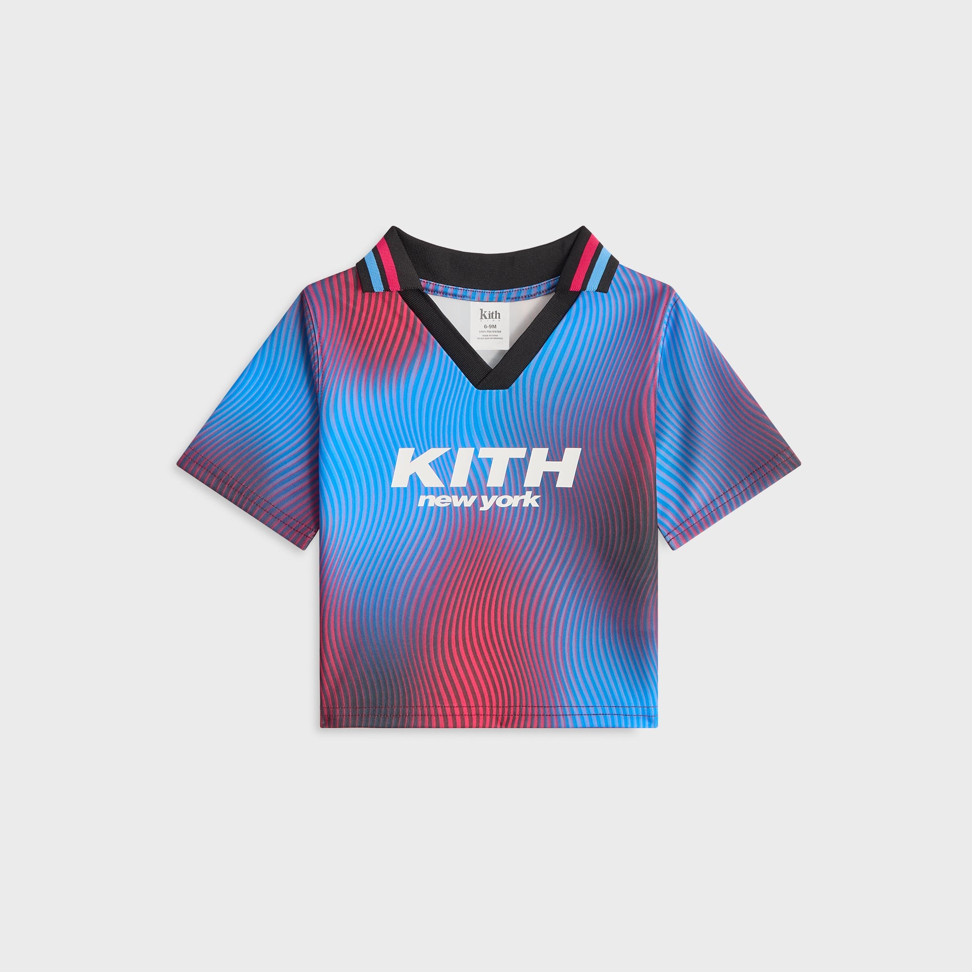 Kith Baby Wavy Ombre Edison Soccer Polo - Black – Kith Europe