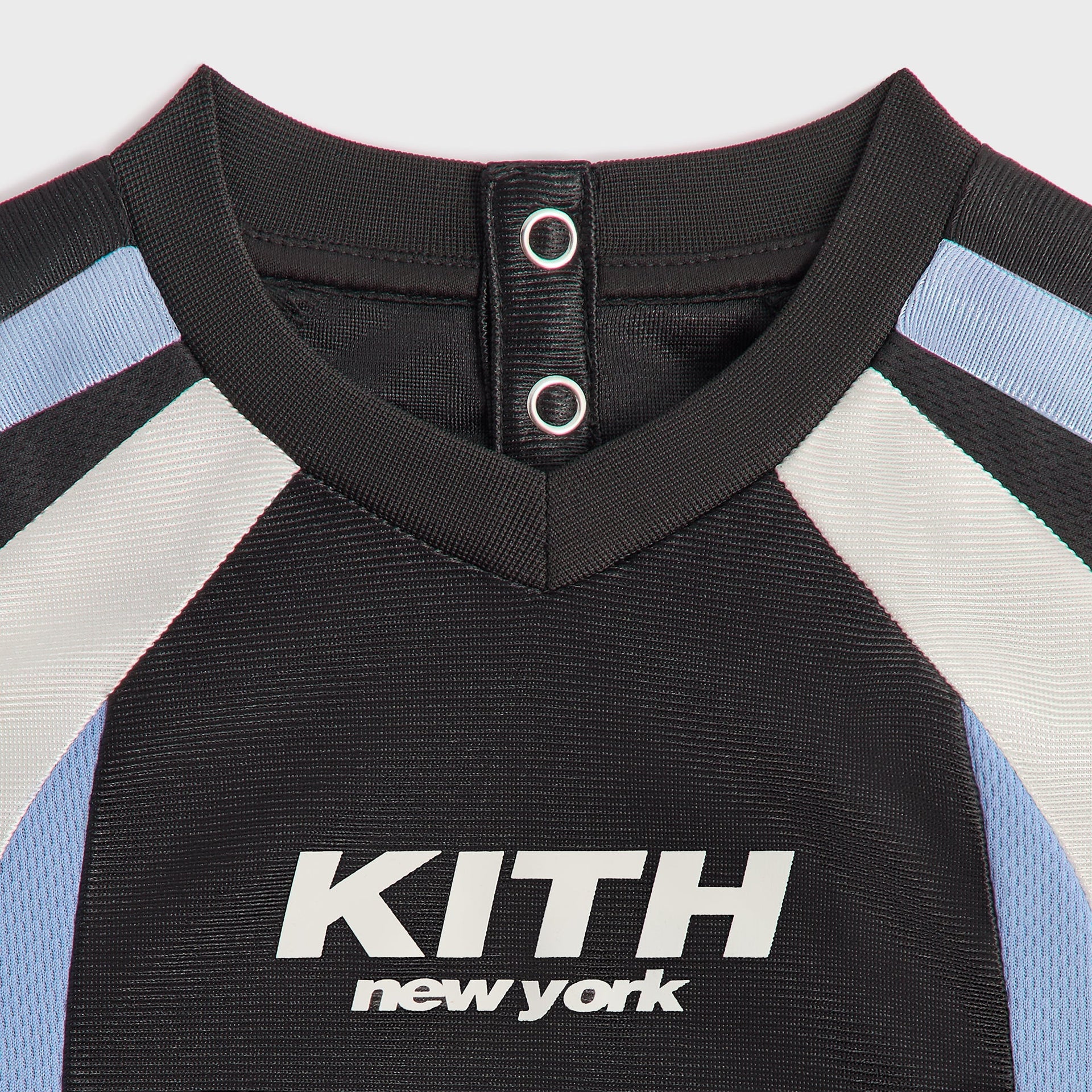 Kith Baby Blocked Ridley Tech Long Sleeve Tee - Nassau