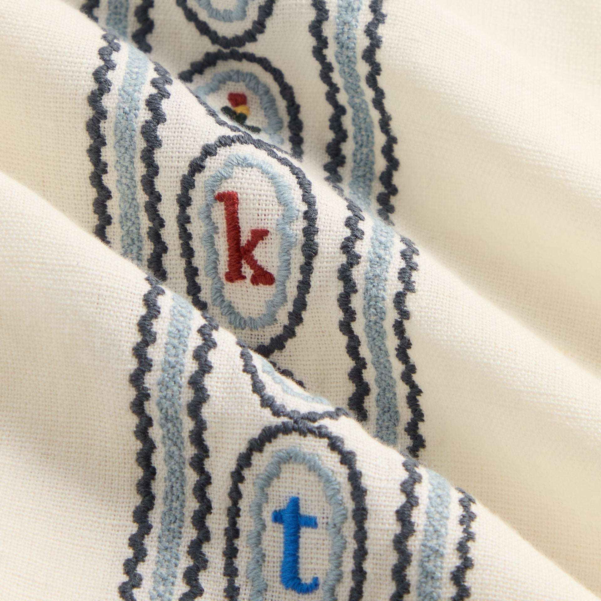 Kith Baby Novelty Embroidered Thompson Collared Shirt - Silk