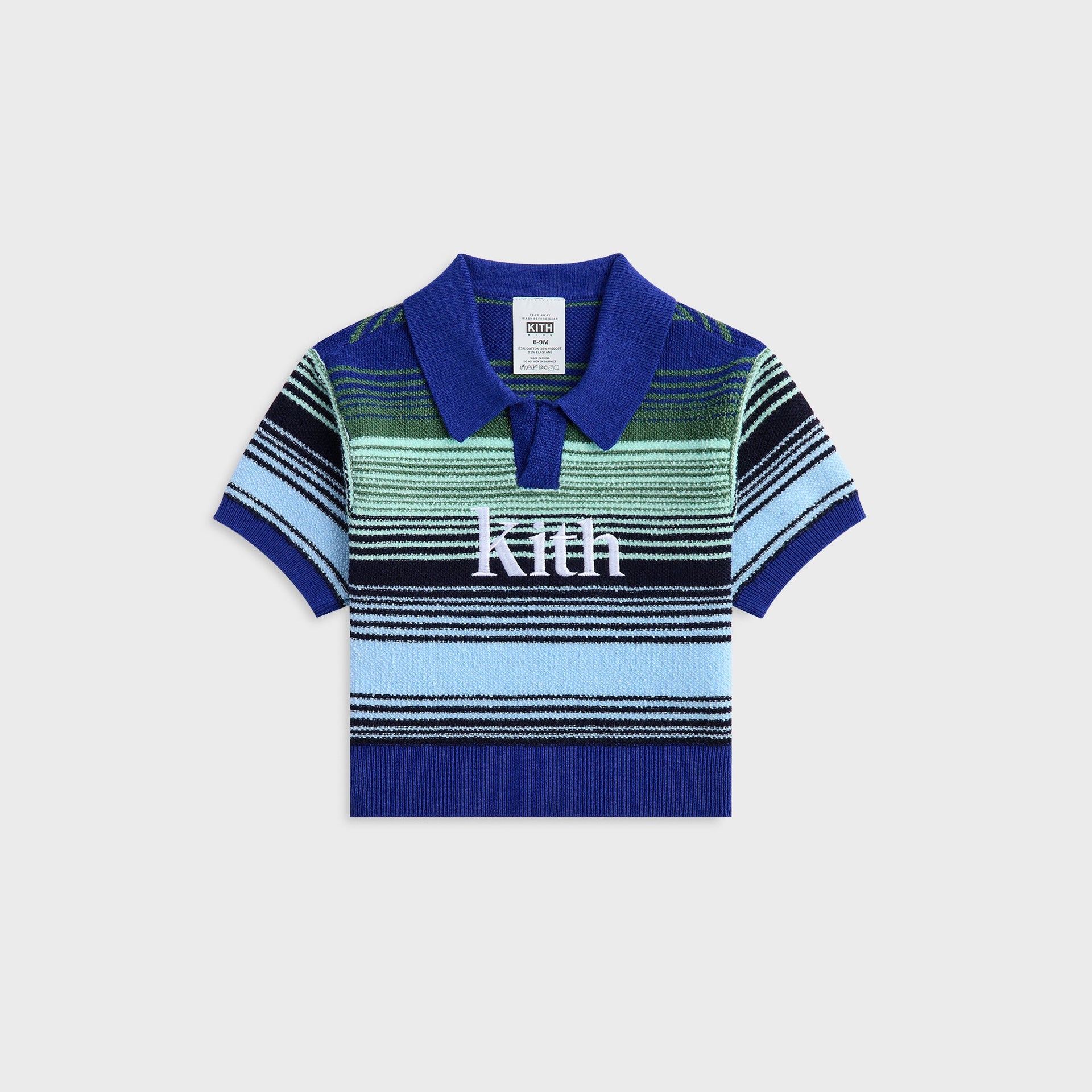 Kith Baby Striped Nelson Tee - Celeste