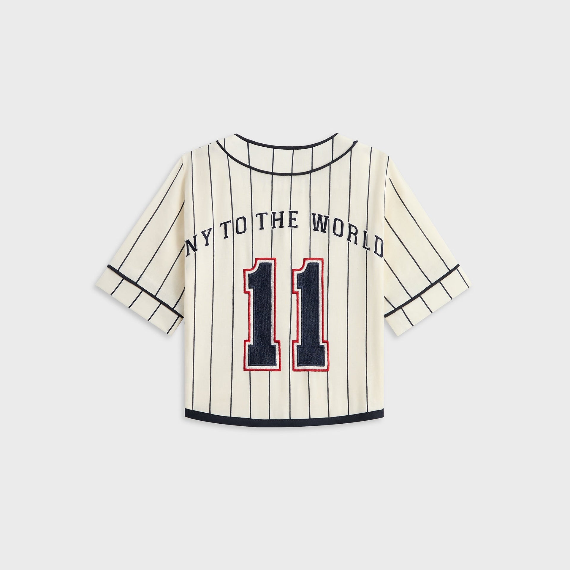 Kith Baby Pinstripe Baseball Shirt - Silk - PH