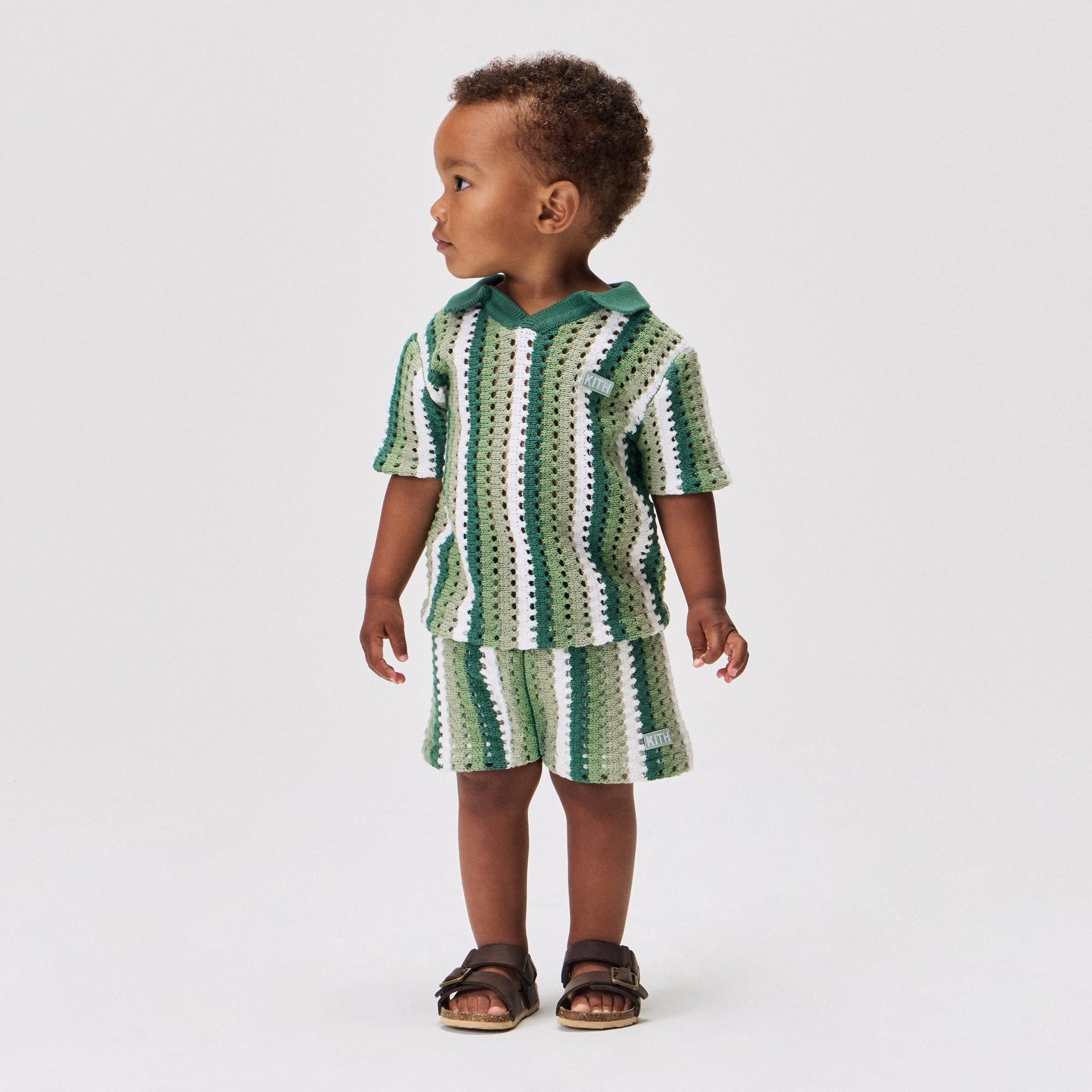 Kith Baby Open Knit Camp Short - Sage