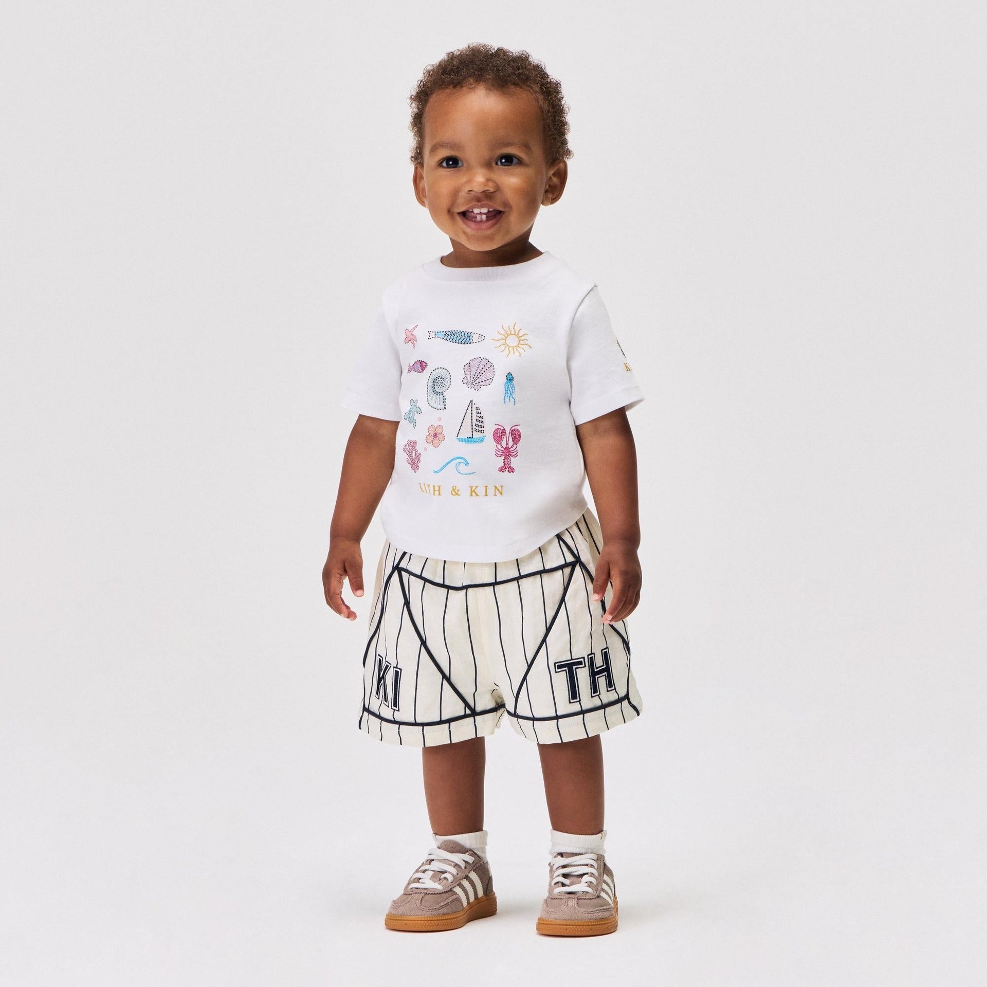 Kith Baby Kith & Kin Beach Tee - White - PH