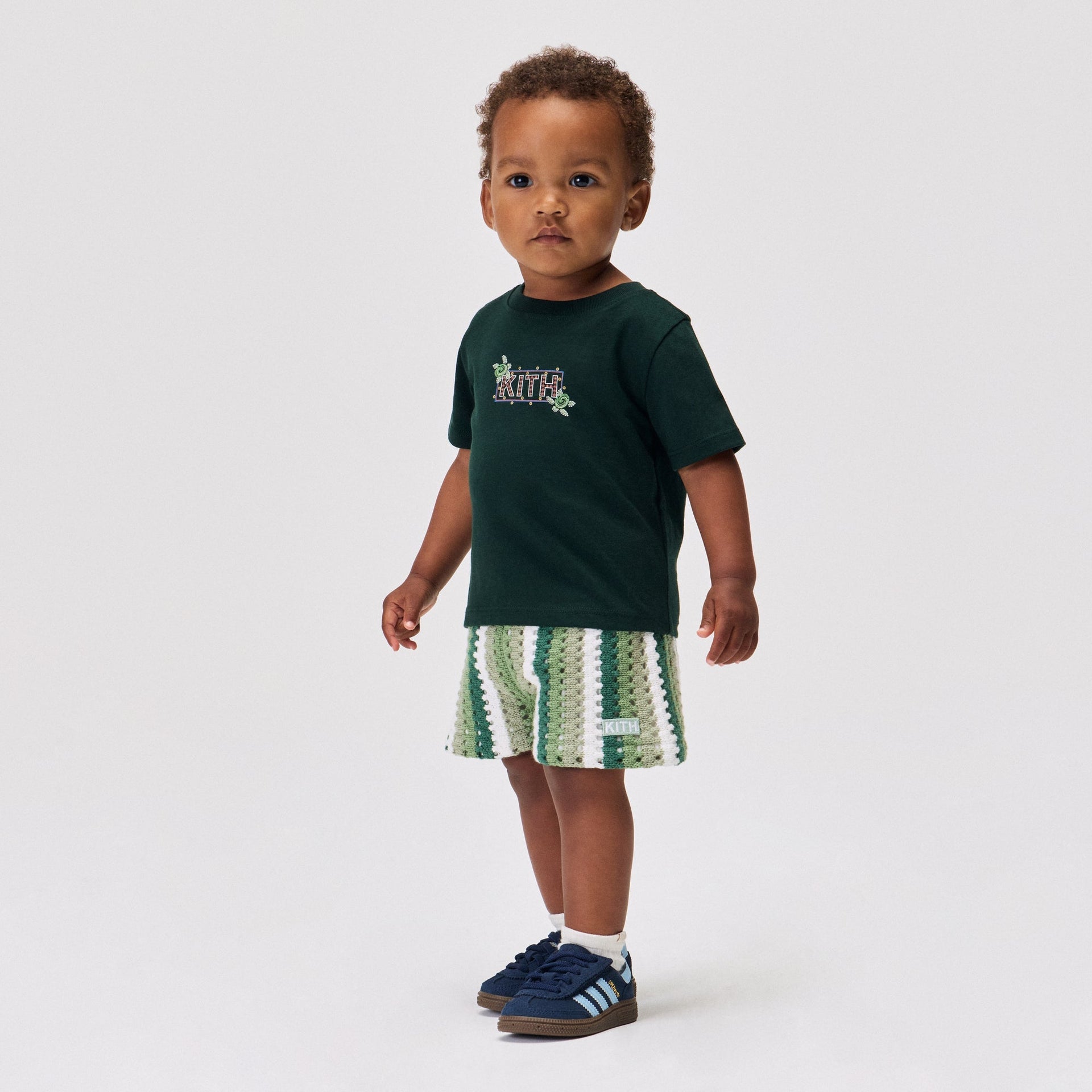 Kith Baby Beach Tile Classic Logo Graphic Tee - Stadium - PH