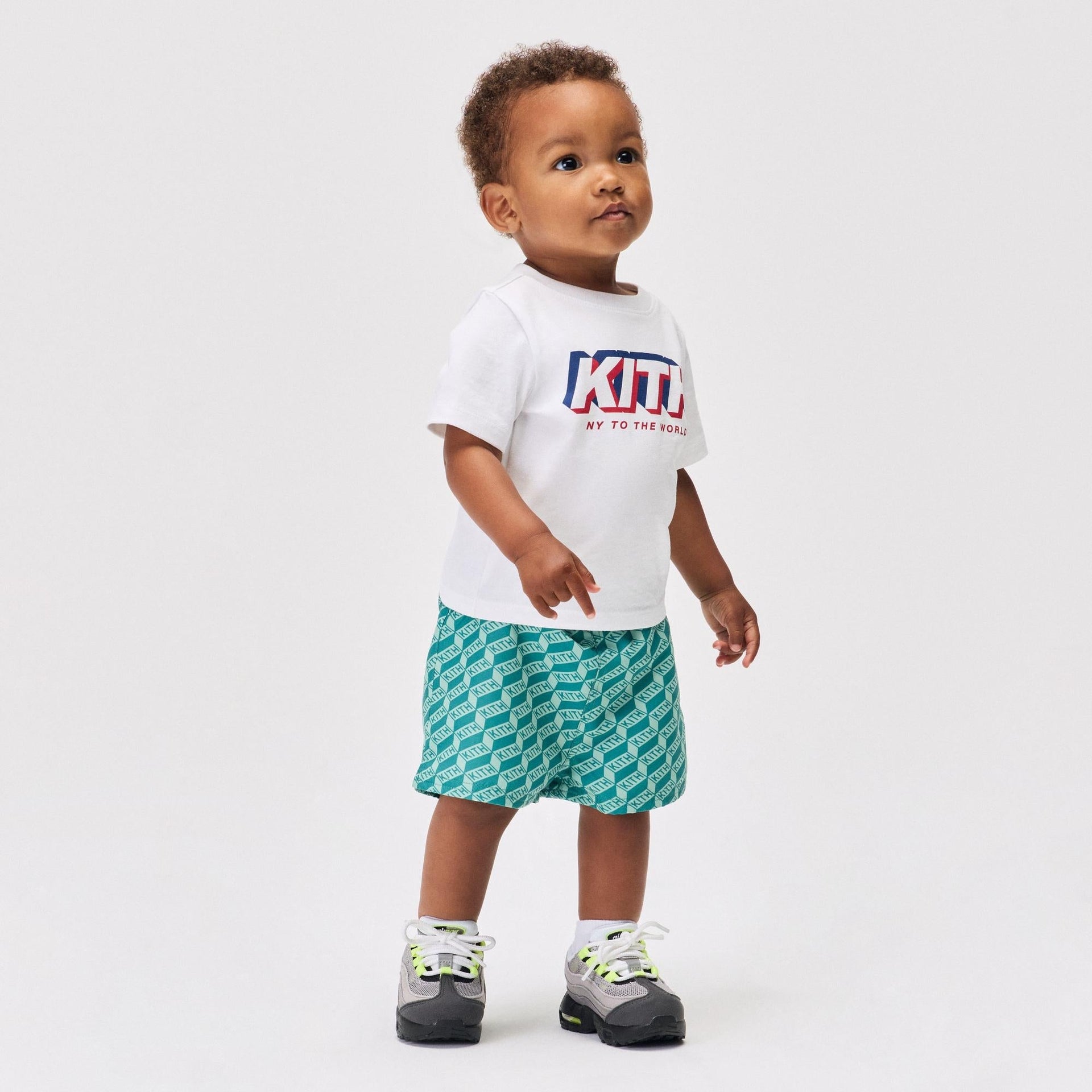 Kith Baby Monogram Kai Swim Trunk - Sorrel - PH