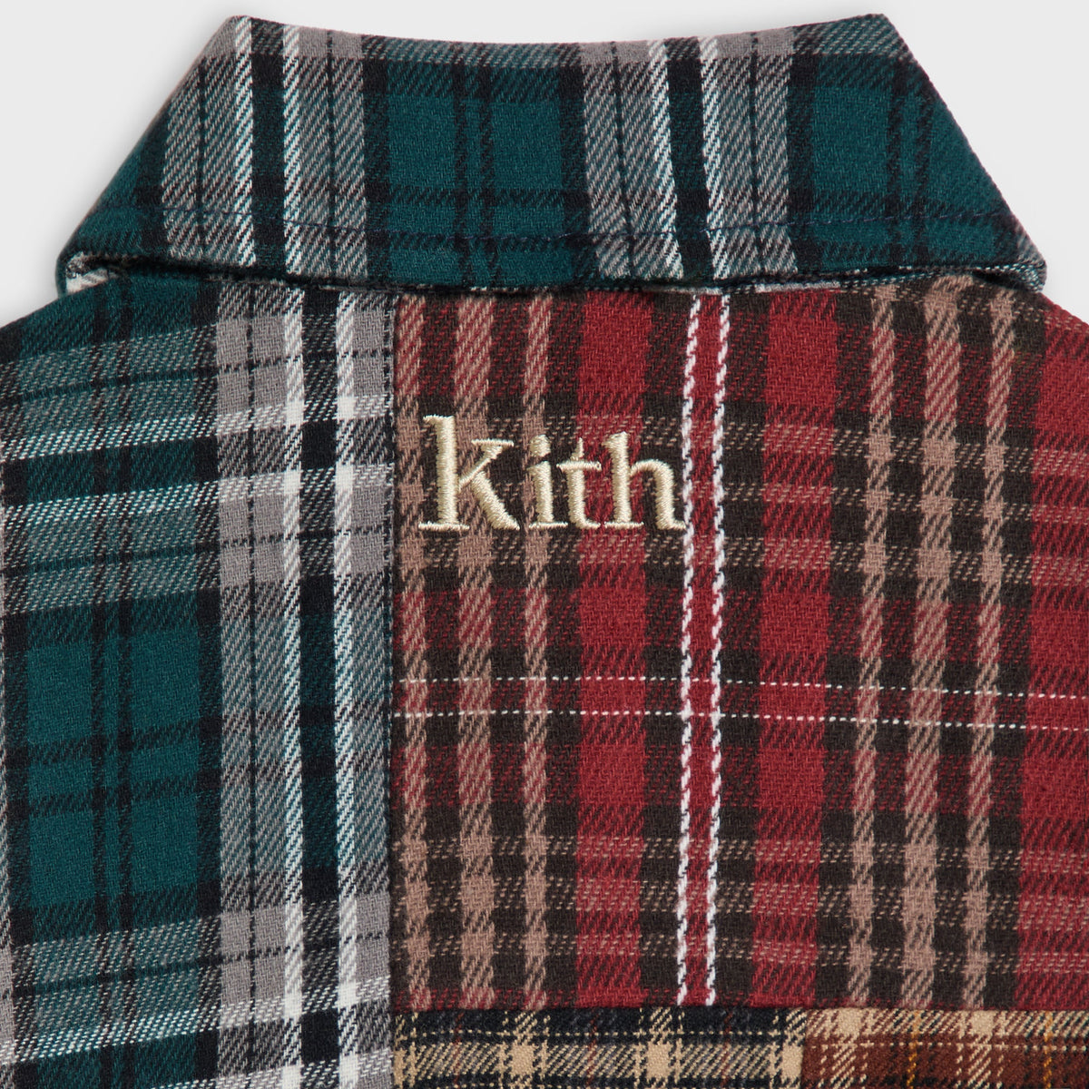 Kith Baby Patchwork Plaid Apollo Shirt - Chest