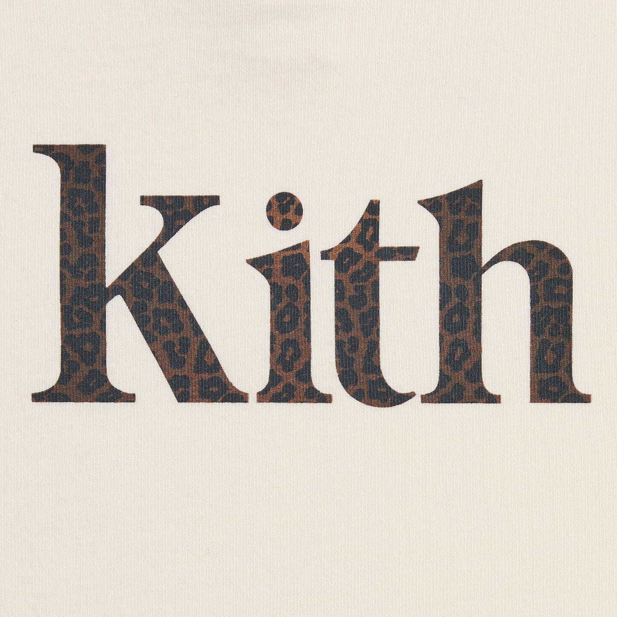 Kith Baby Leopard Kith Serif Leonard Tee - Sandrift - PH