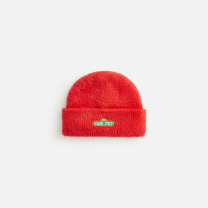 Kith Baby for Sesame Street Elmo Mia Beanie - Rhubarb