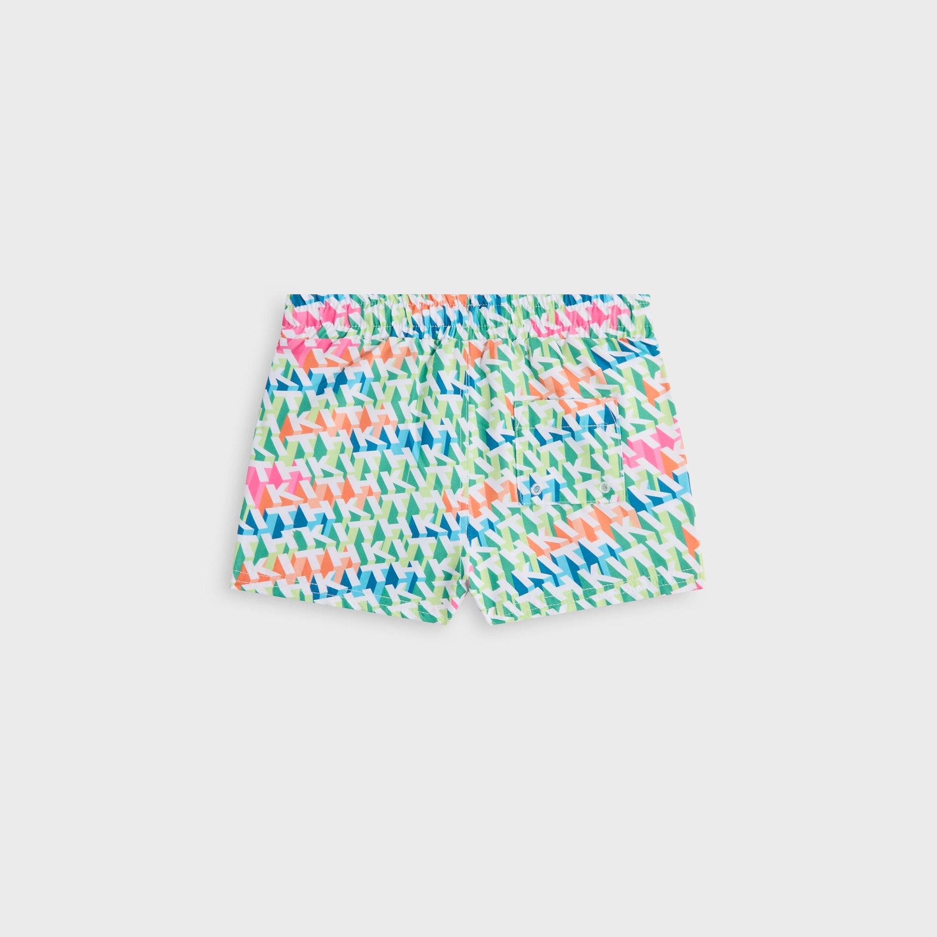 Kith Baby 3D Monogram Kai Swim Trunk - Periodot