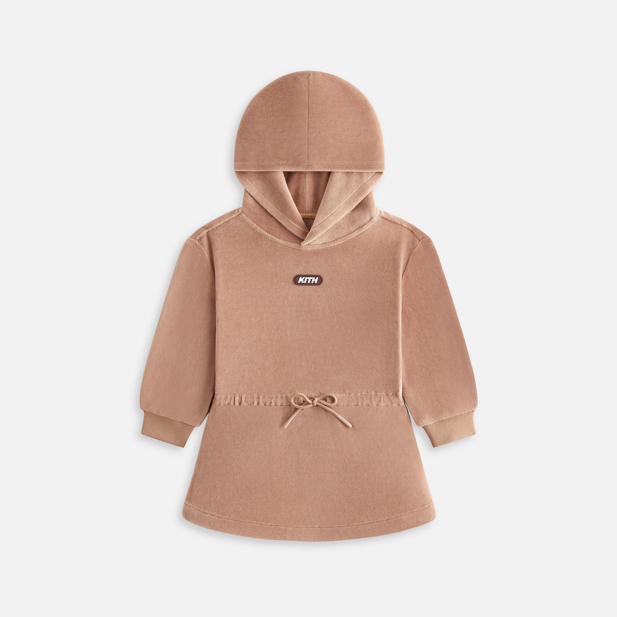 Kith Baby Velour Hoodie Dress Morganite Kith Europe