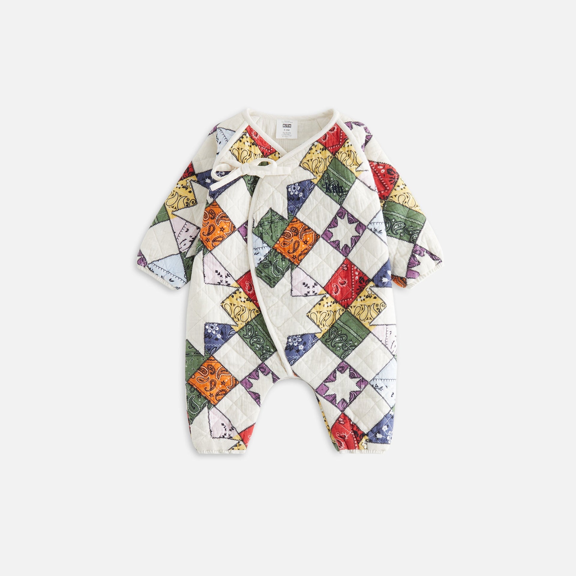 Kith Baby Quilted Patchwork Coverall - Sandrift