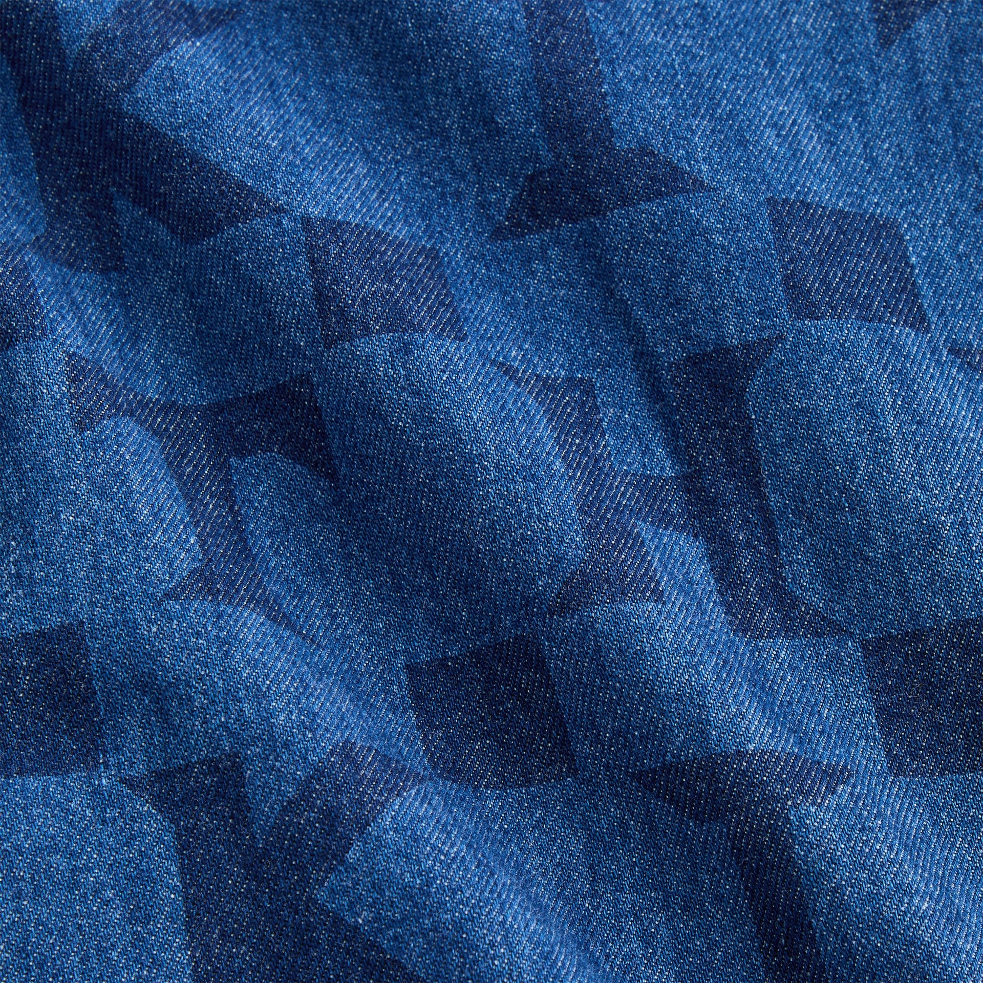 Kith Baby Monogram Denim Belmont Shortall - Stoerm Mid Wash