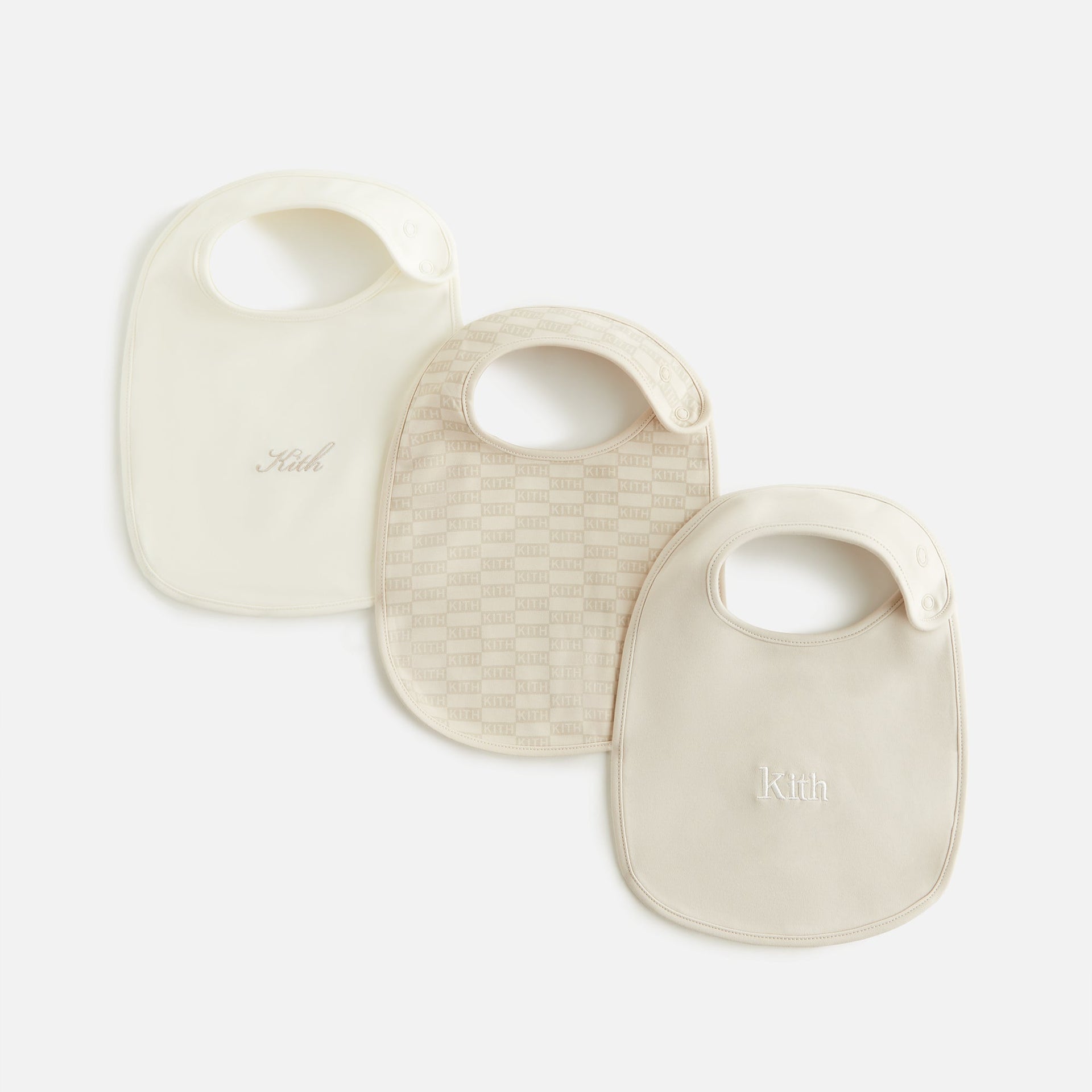 Kith Baby 3-Pack Bib Set - Silk