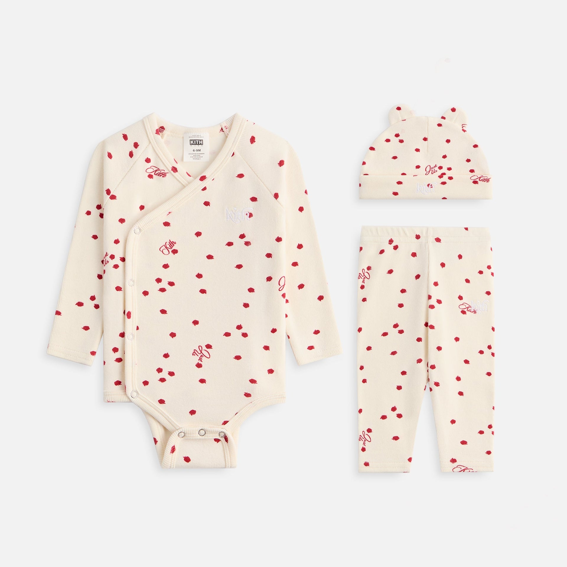 Kith Baby Printed Ribbed Kimono Set - Silk