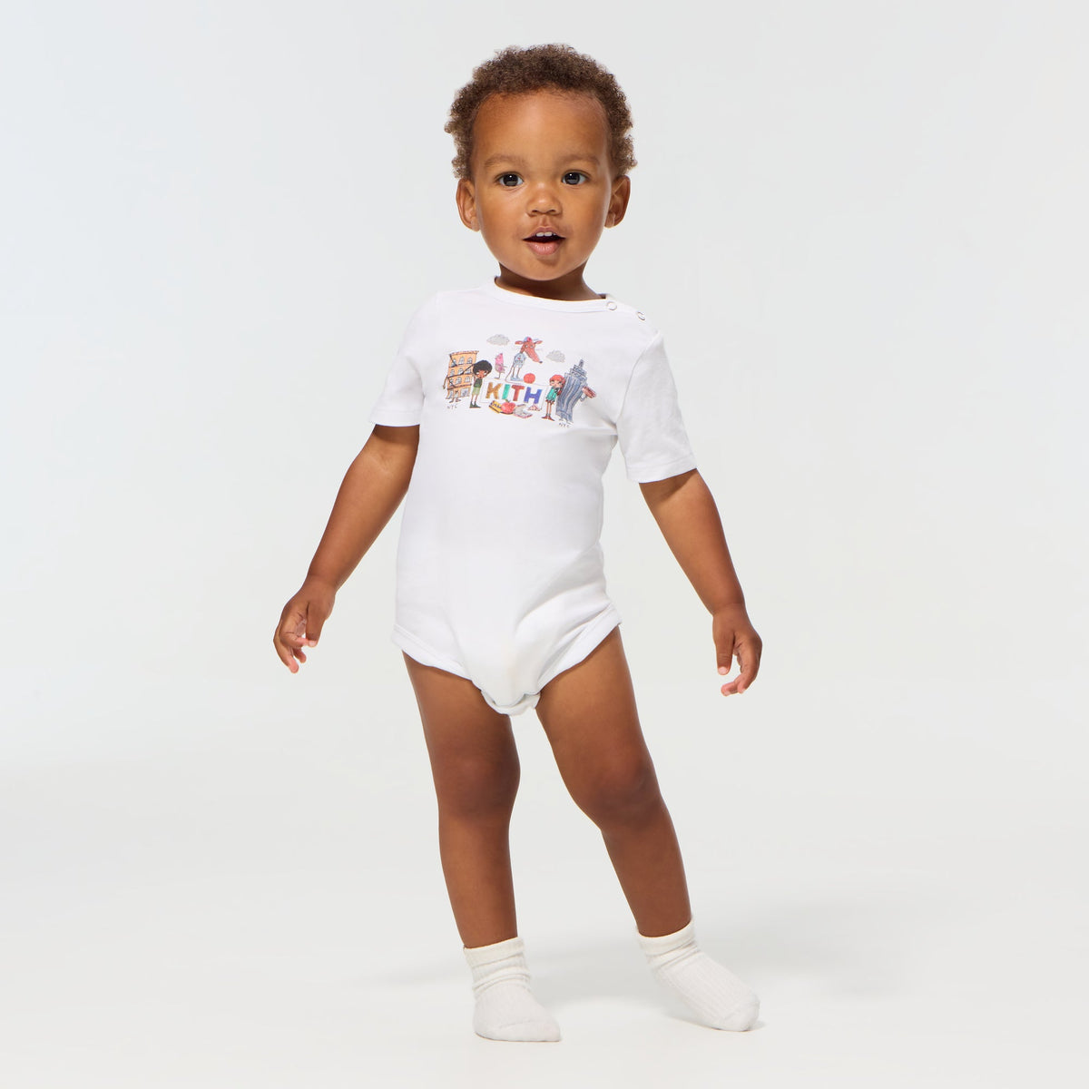 Kith Baby for Matthew Langille Graphic Bodysuit - White