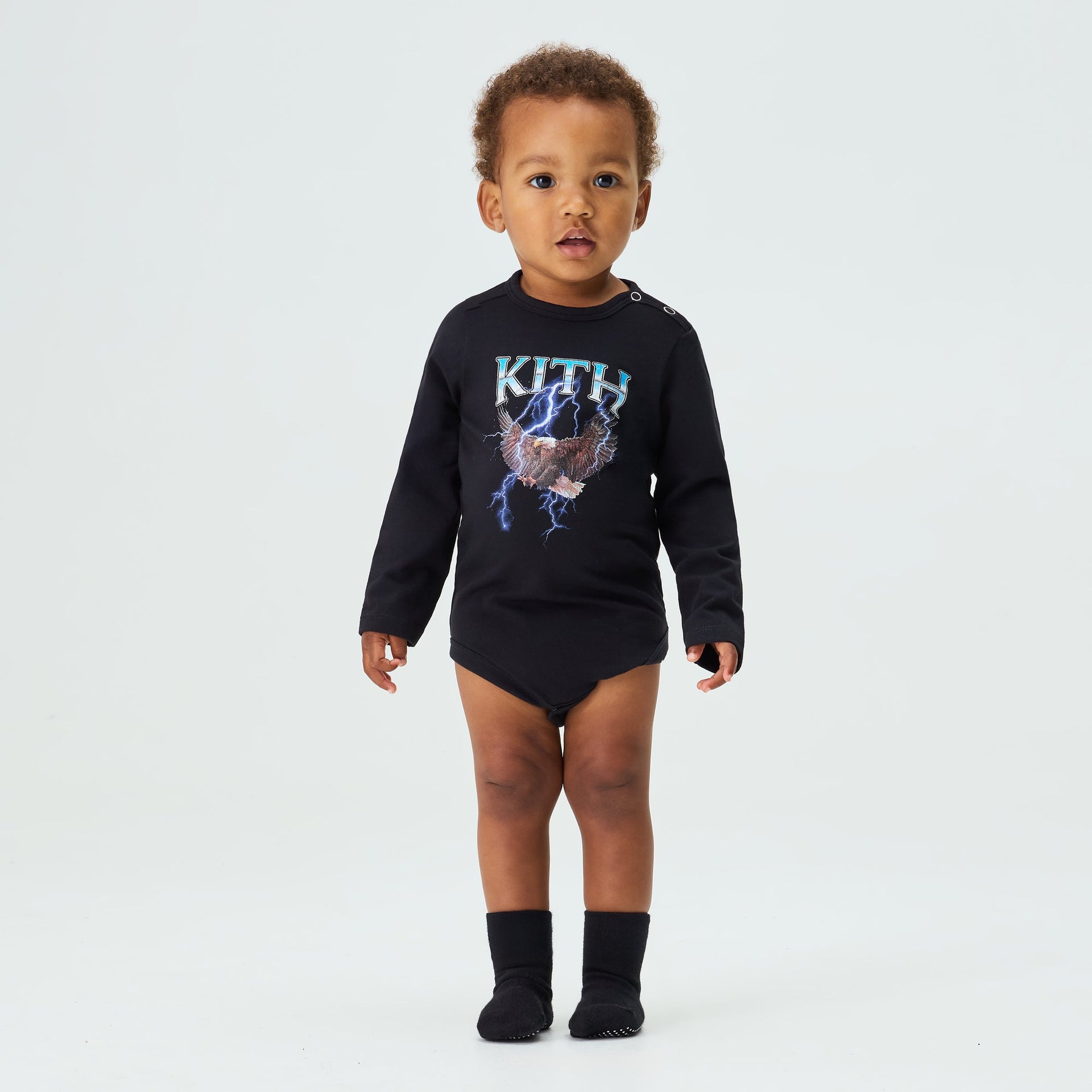 Kith Baby Eagle Bodysuit - Black