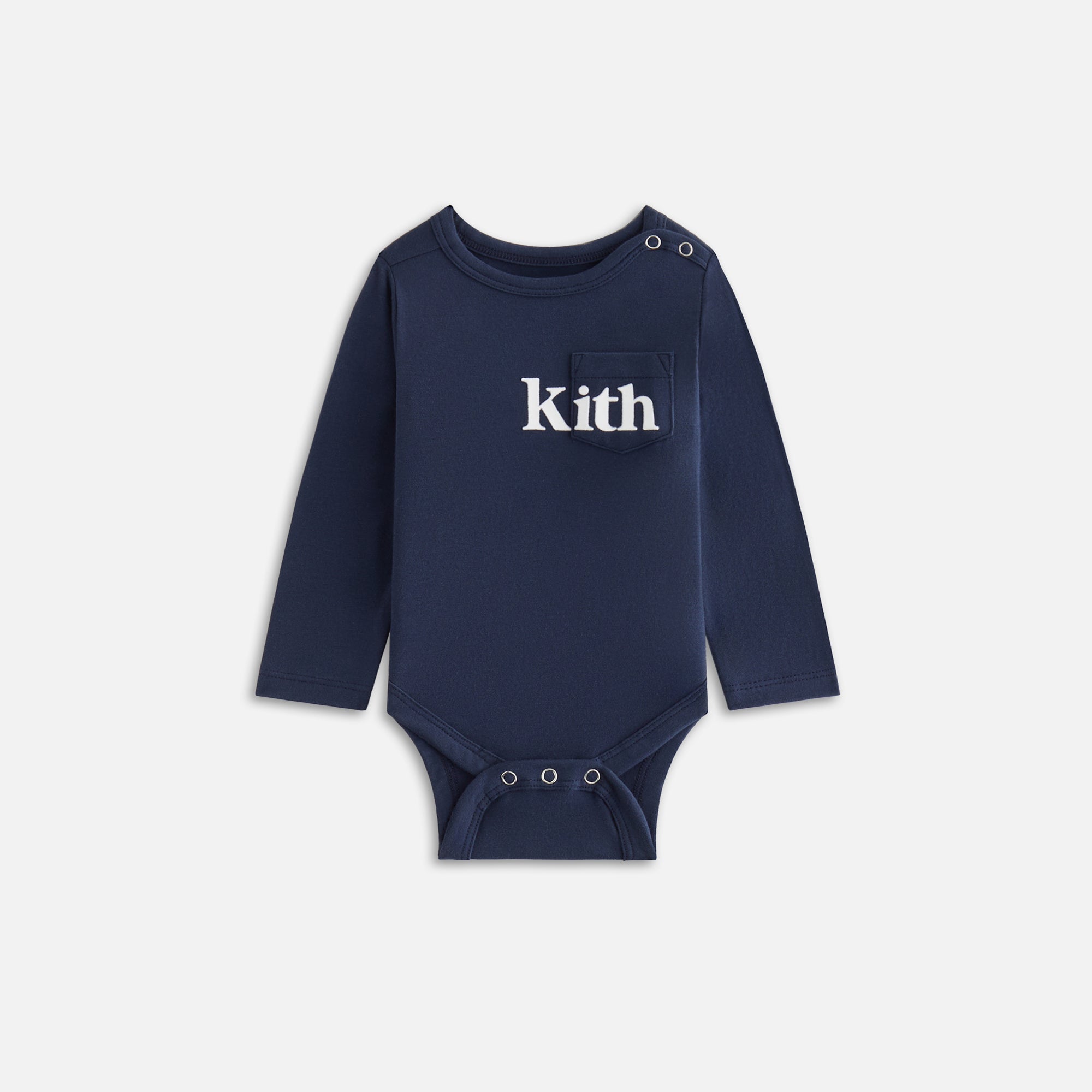 Kith Baby Long Sleeve Quinn Bodysuit Nocturnal Kith Europe