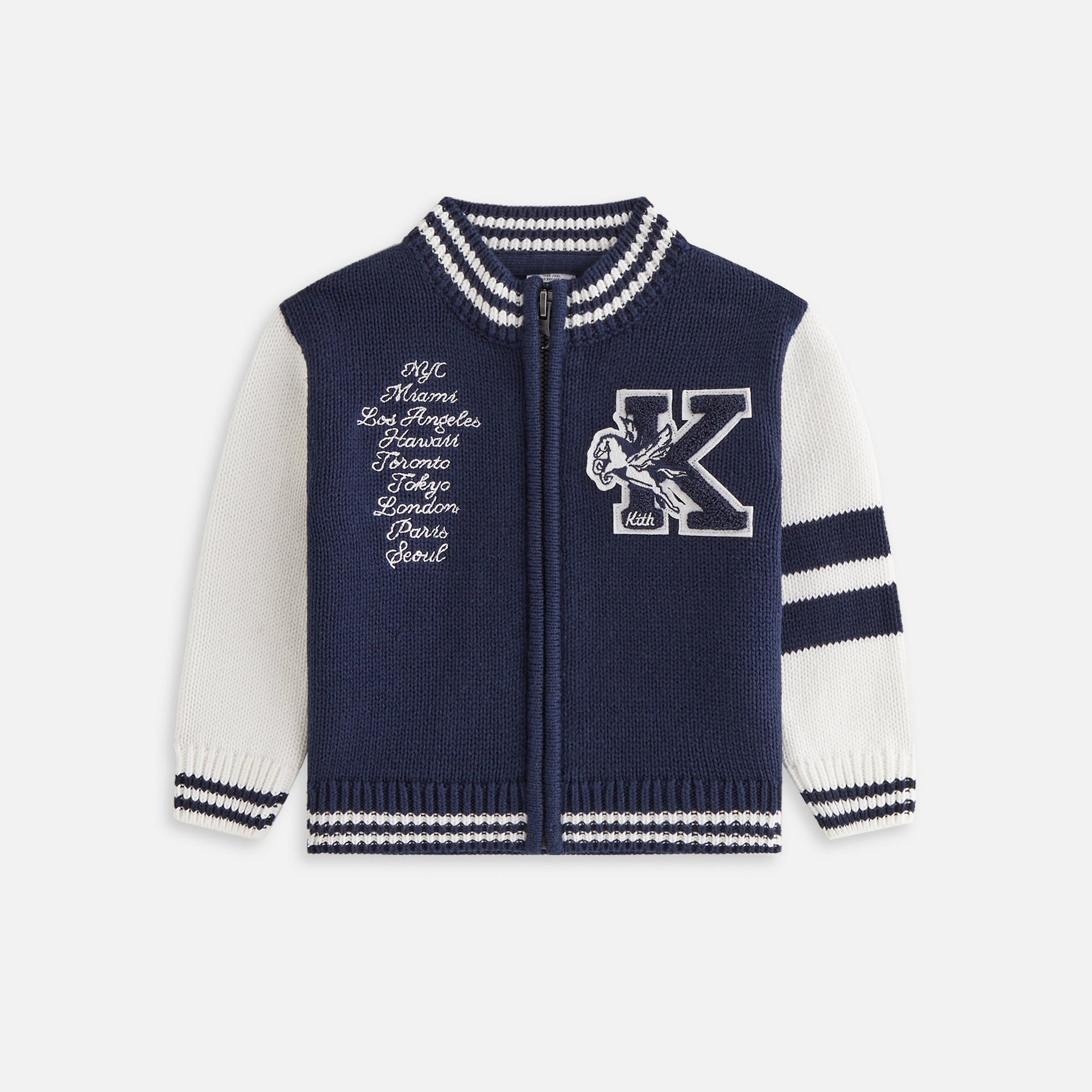 Kith Baby Kith Wyona Varsity Sweater - Nocturnal