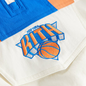 Kith Kids for the New York Knicks Hooded Quarter Zip Anorak - Silk