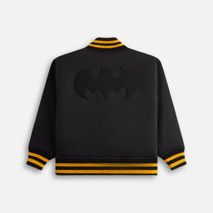 Batman | Kith Kids Satin Bomber Jacket - Black