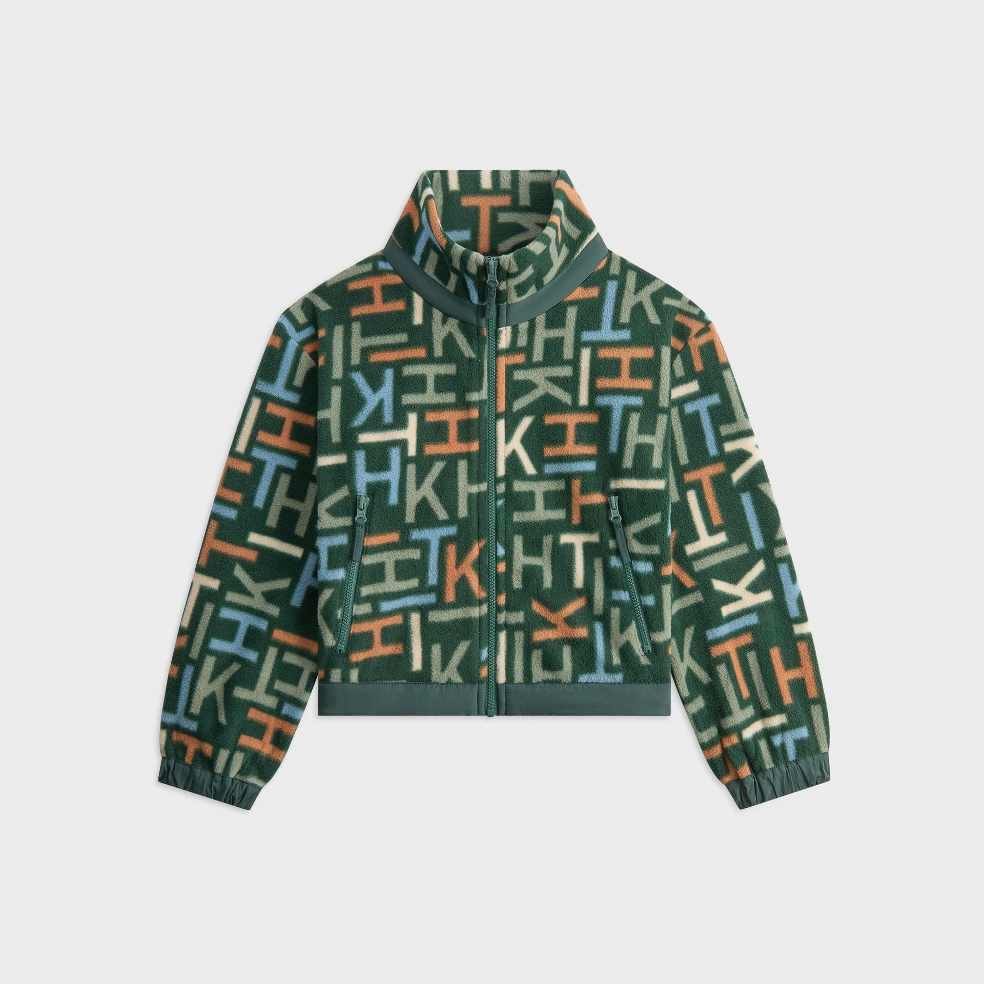 Kith Kids Monogram Polar Fleece Full Zip - Stadium