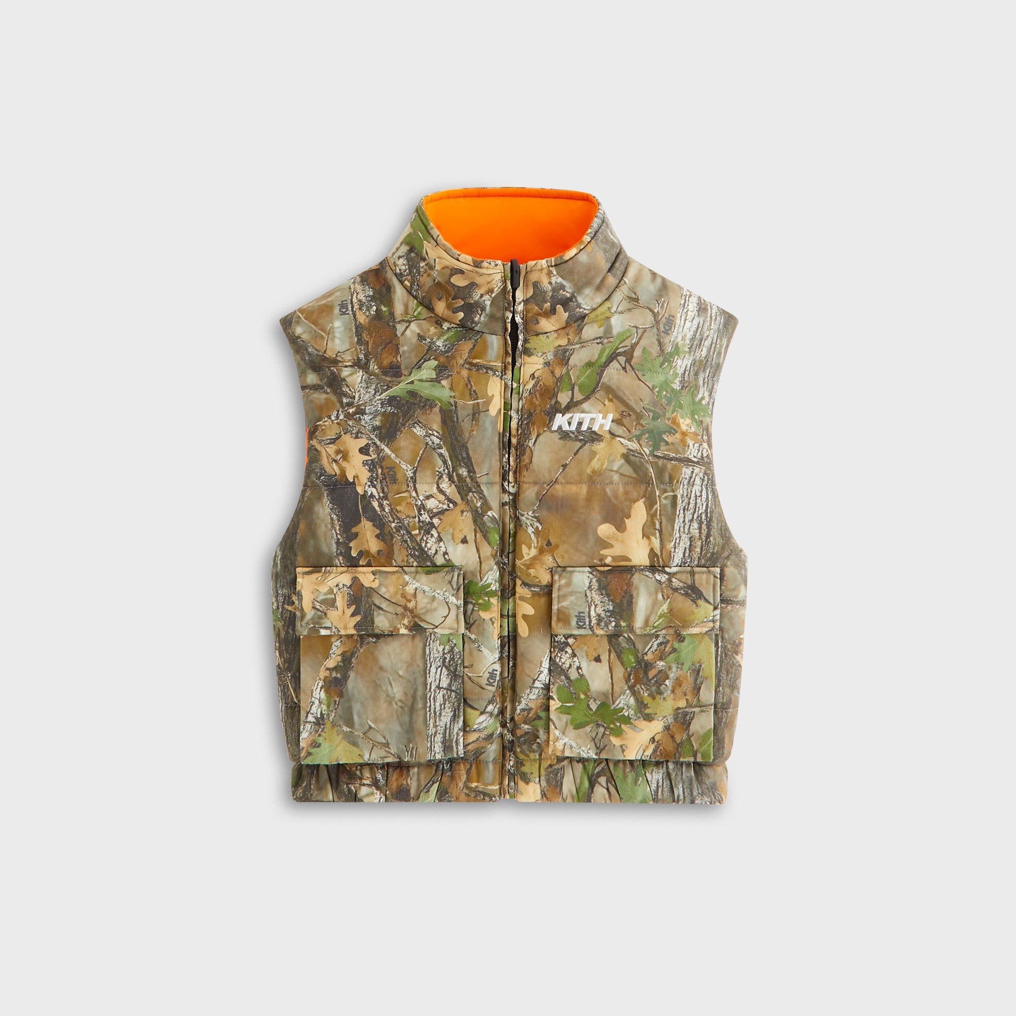 KITH タクティカルベスト Kith Kids Reversible Puffer Vest - Earth – Kith Europe