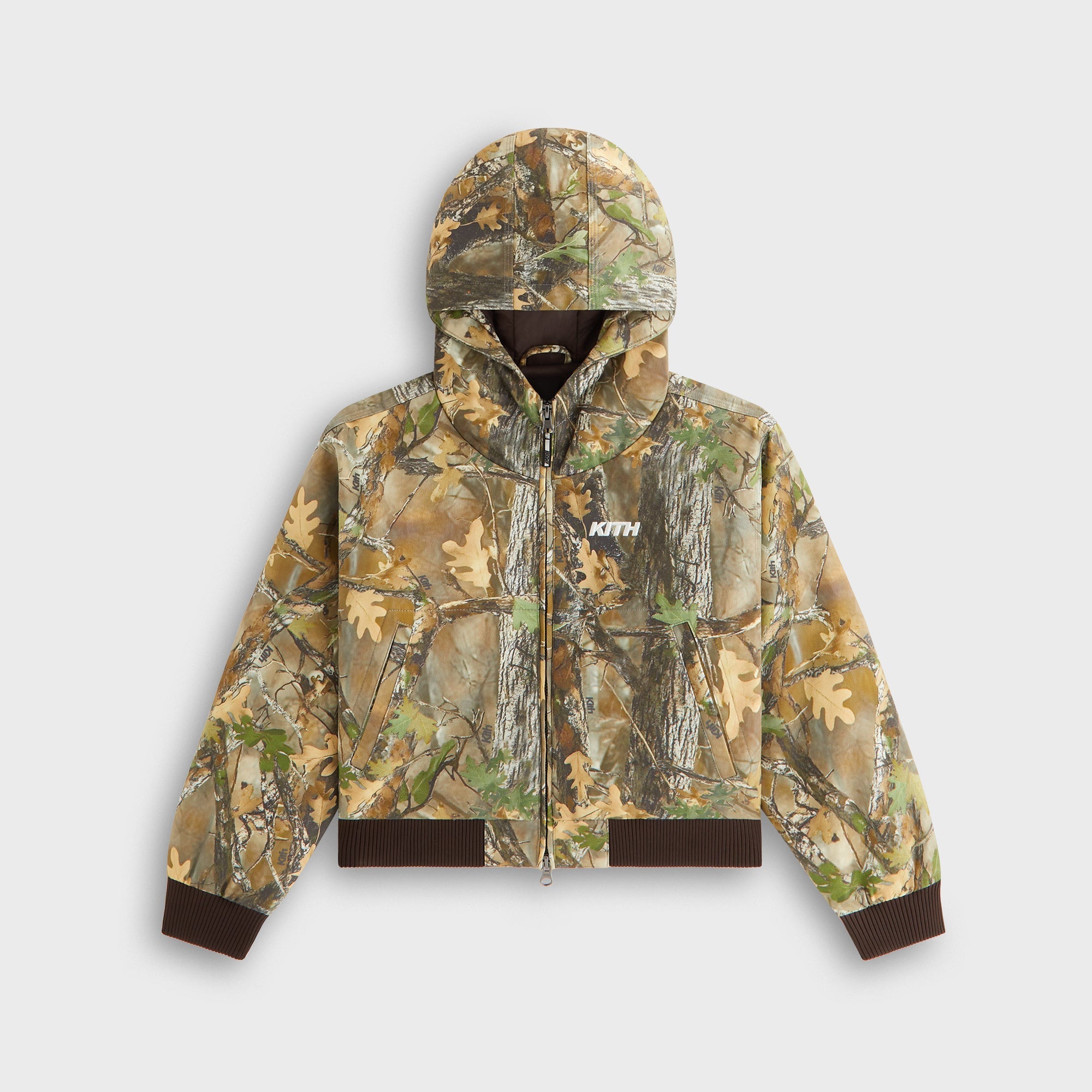 Kith Kids Twill Hooded Owen Jacket - Earth – Kith Europe