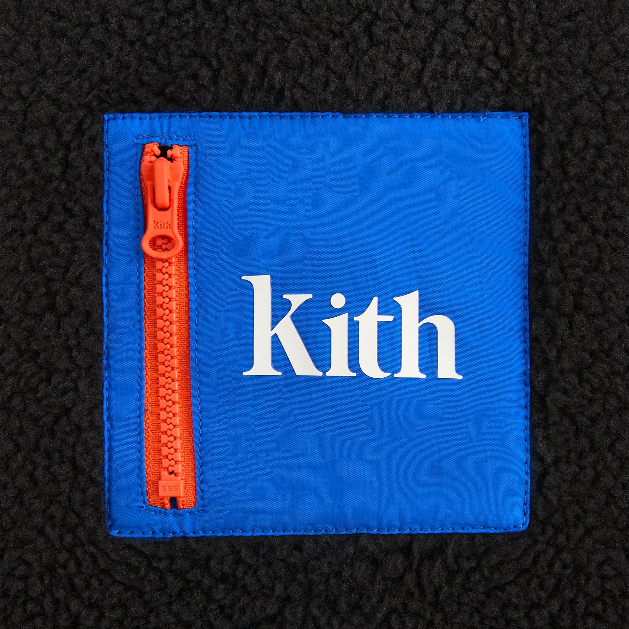 Kith Kids Color-Block Sherpa Antony Full Zip - Black – Kith Europe