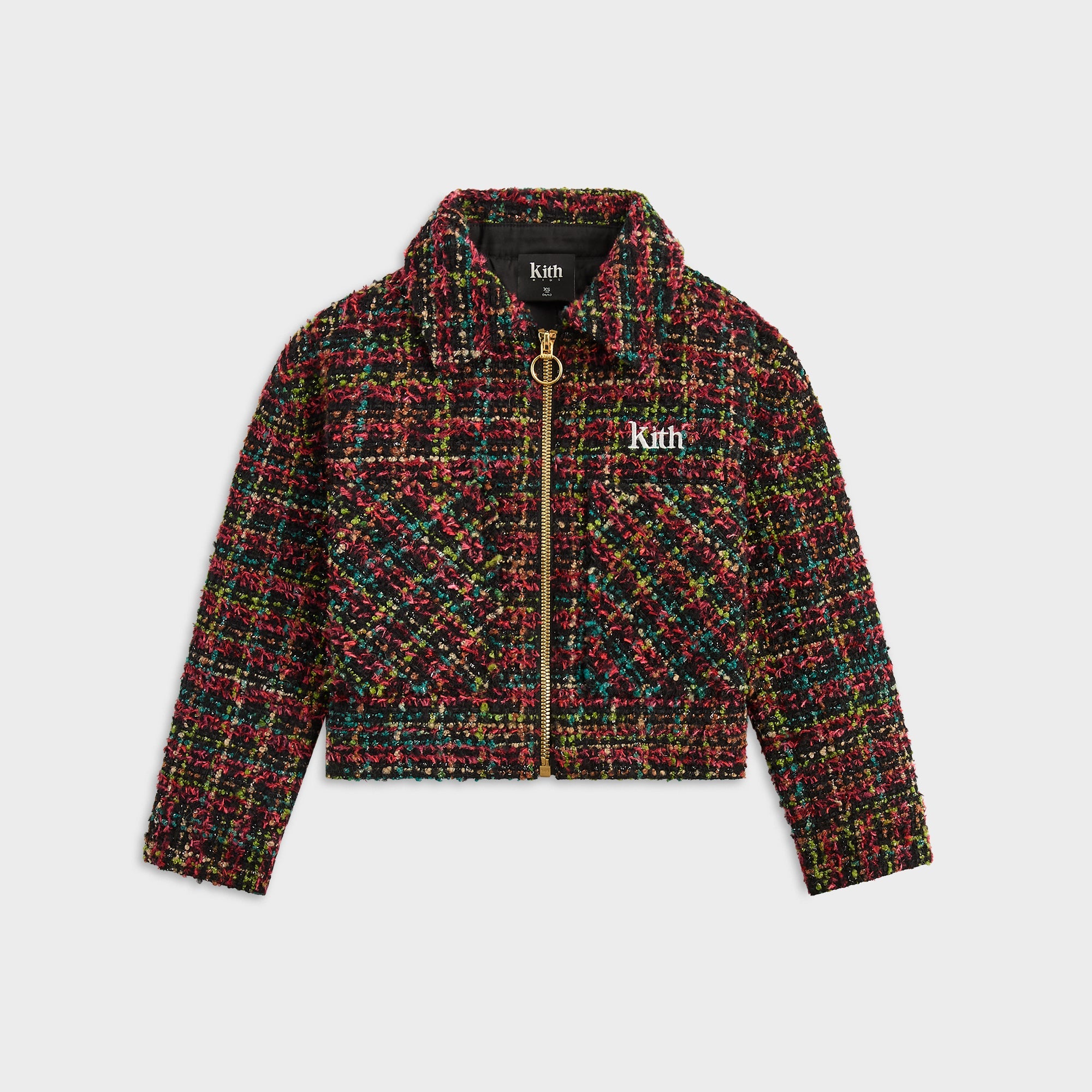 Kith Kids Novelty Textured Phoebe Jacket - Black – Kith Europe