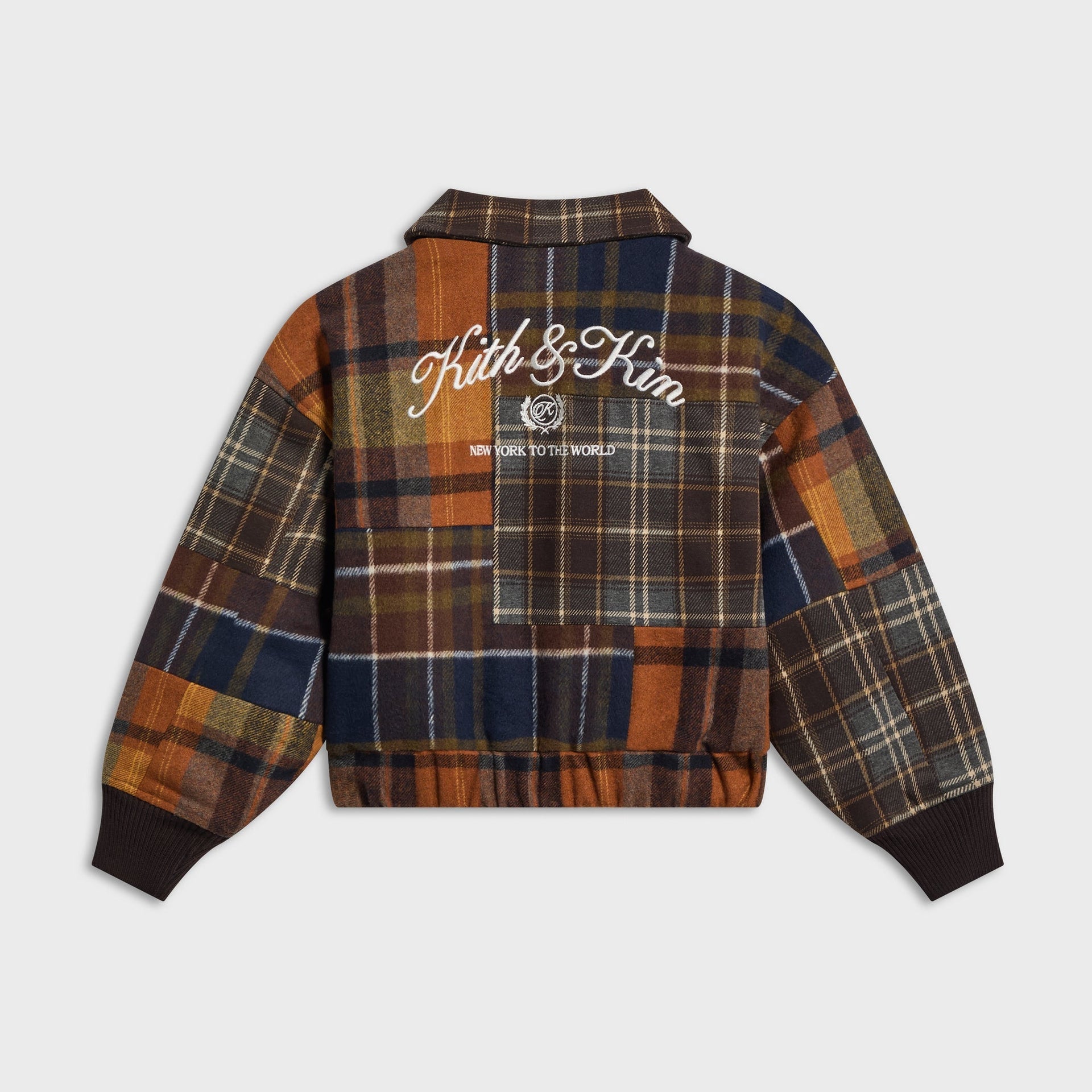 Kith Kids Patchwork Plaid Ellis Jacket - Kindling - PH