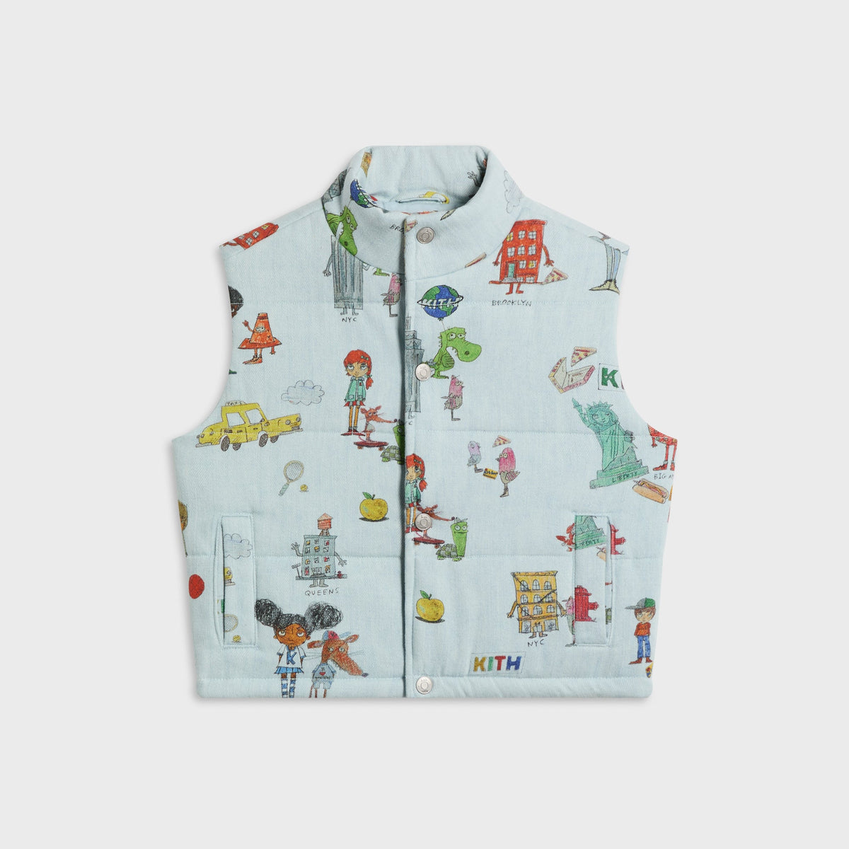 Kith Kids for Matthew Langille Puffer Vest - Polar
