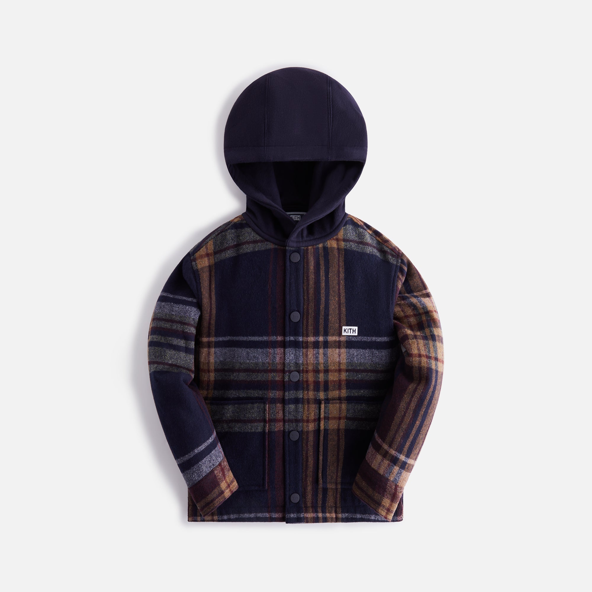 Kith flannel hoodie online