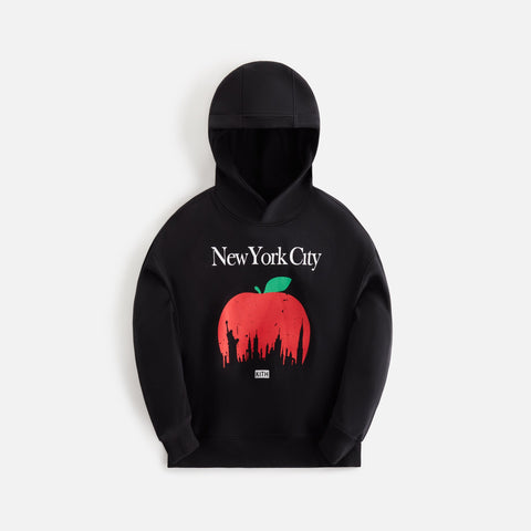 Kith Kids Big Apple Graphic Nelson Hoodie - Black