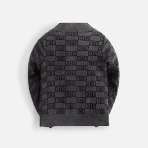 Kith Kids Cropped Monogram Mock Neck - Black