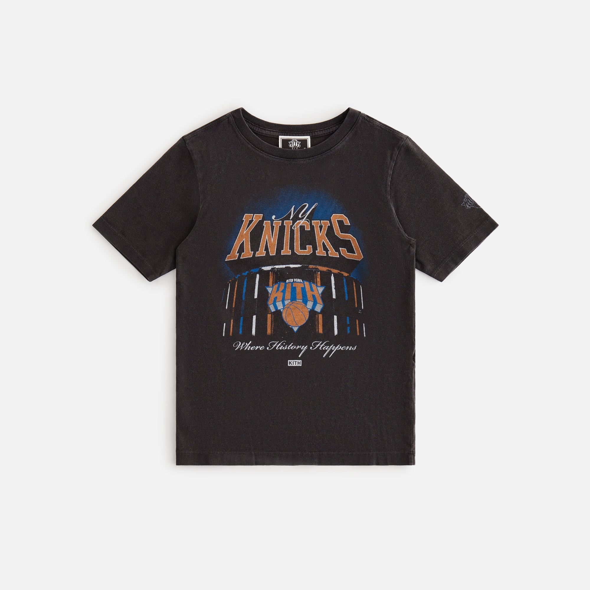 Kith Kids for the New York Knicks MSG Vintage Tee - Black – Kith ...