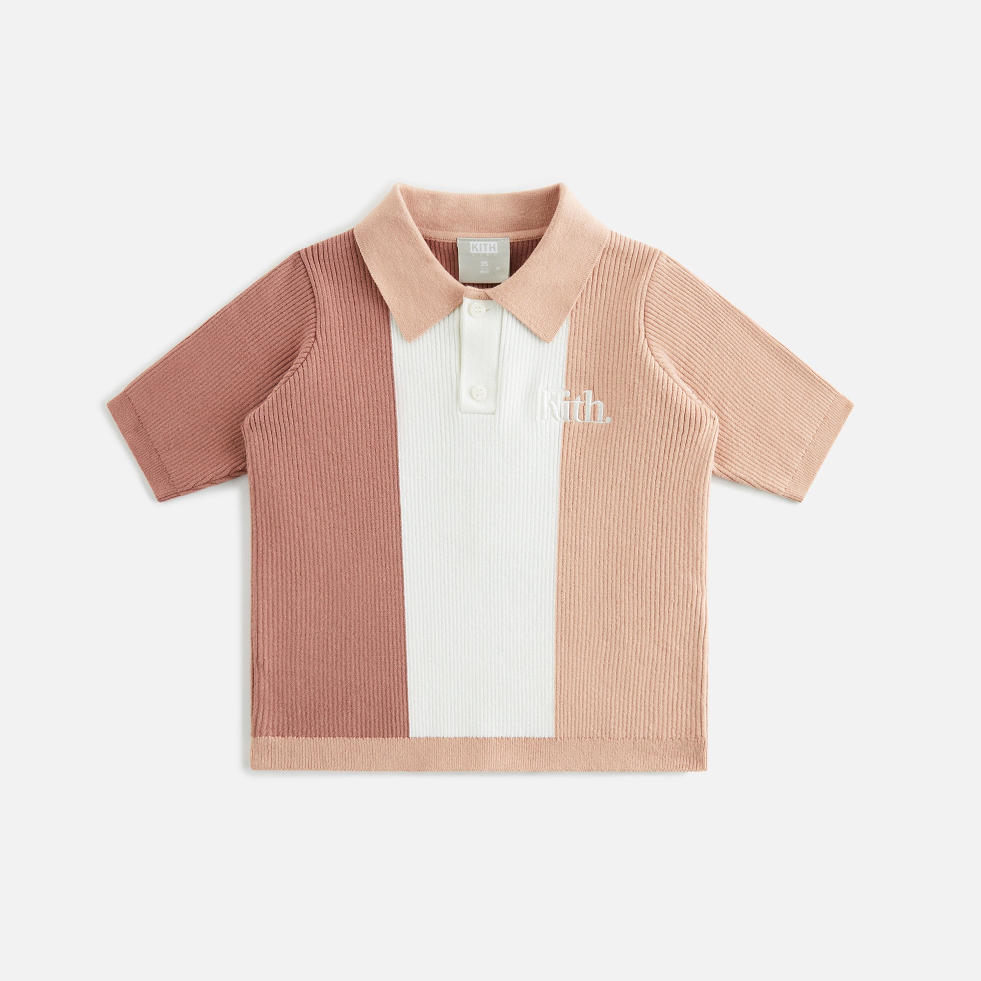 Kith Kids Color-Blocked Tilden Polo - Dusty Quartz – Kith Europe