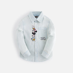 Disney | Kith Kids for Mickey & Friends Chambray Apollo Shirt -  Light Indigo