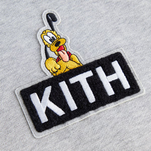 Disney | Kith Kids for Mickey & Friends Pluto Classic Logo Hoodie - Light Heather Grey