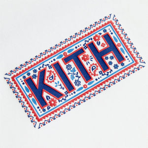 Kith Kids Needlepoint Tee -  White