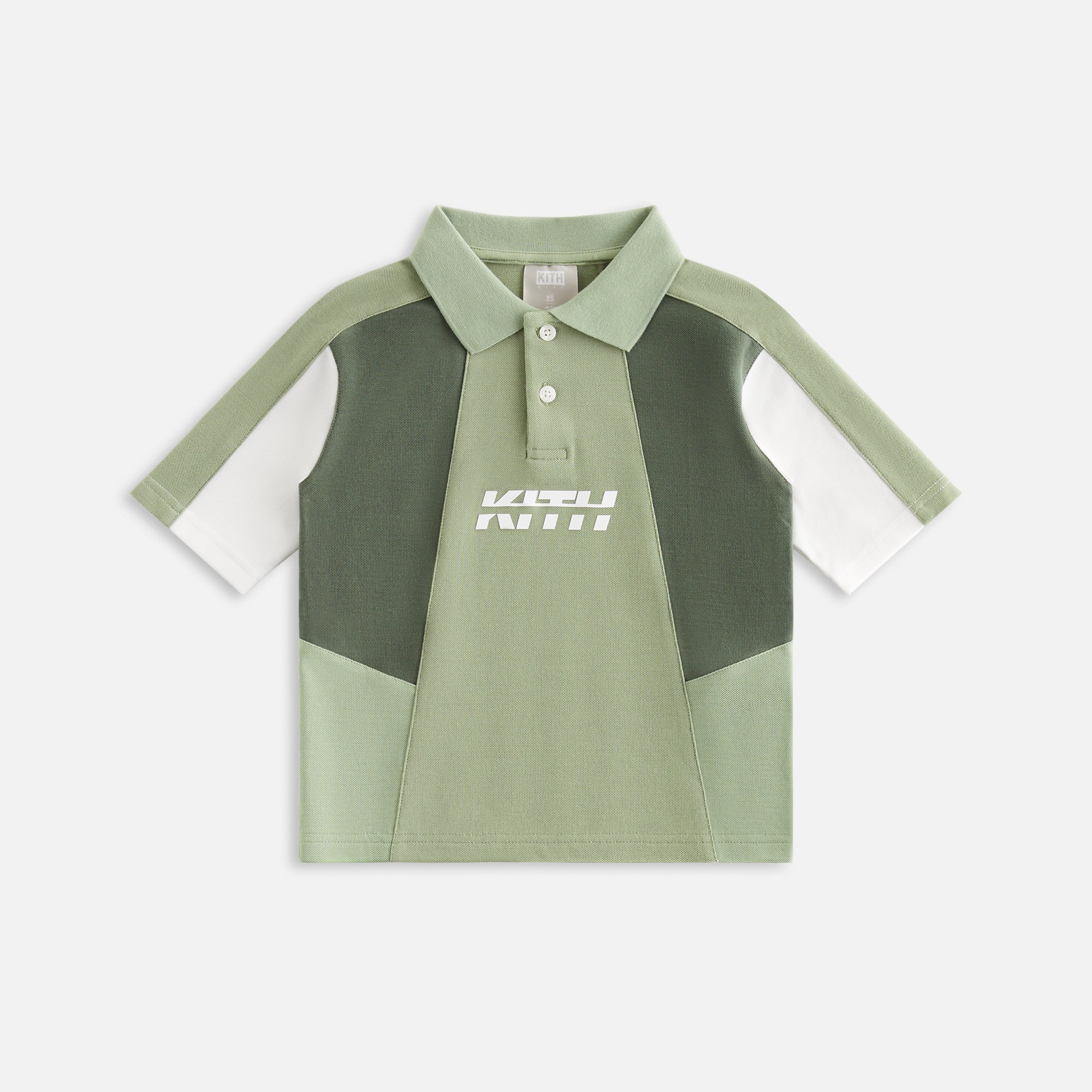 Kith Kids Panelled Graham Polo - Bay Breeze – Kith Europe