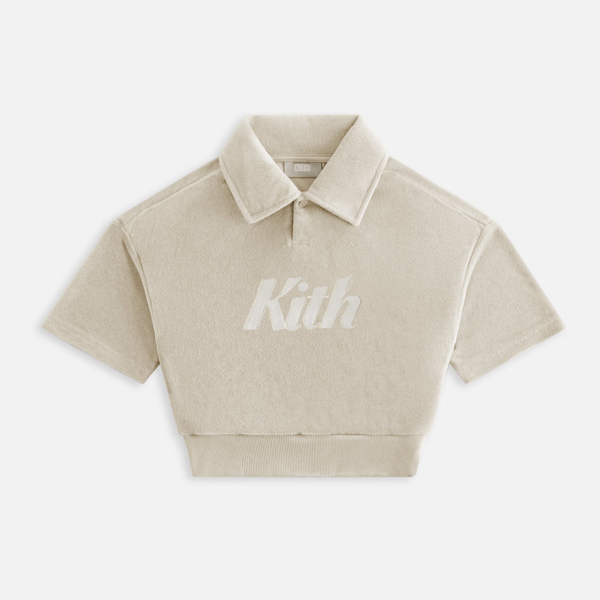 Kith Kids Oversized Terry Polo - Plaster