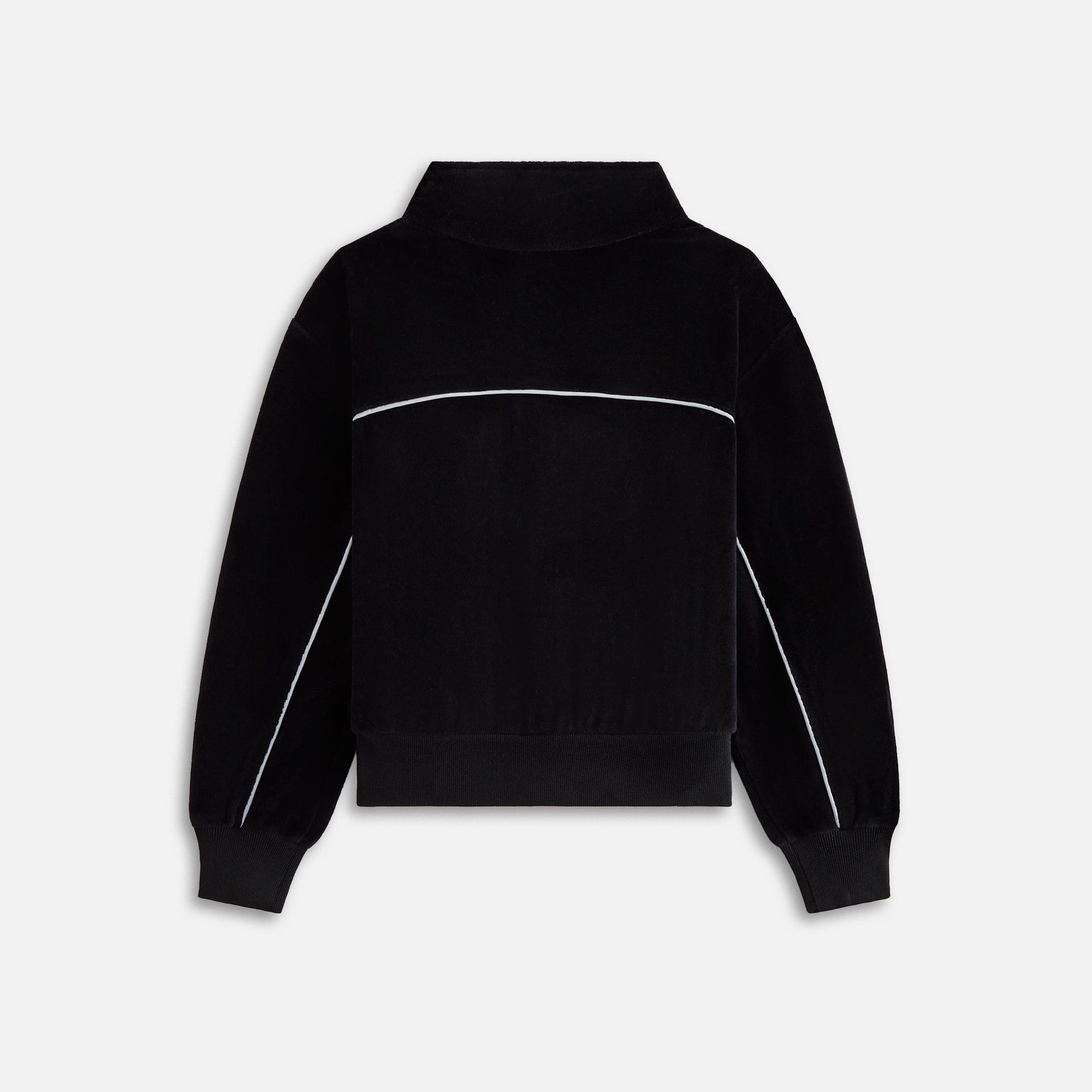 Kith Kids Velour Hunter Quarter Zip - Black