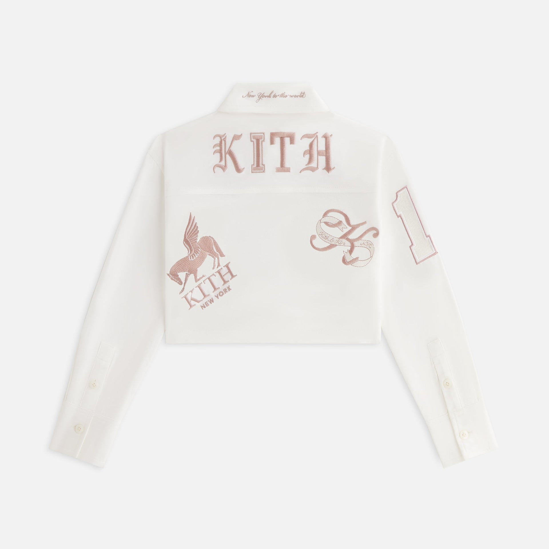 Kith Kids Varsity Cropped Apollo Shirt - Silk