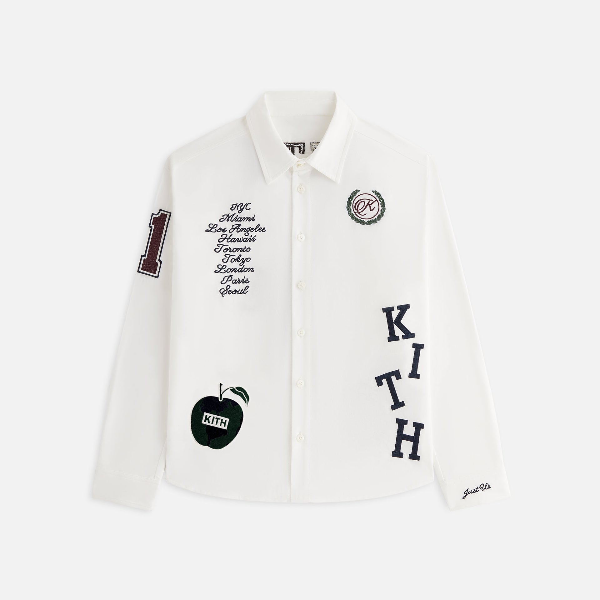 Kith Kids Varsity Apollo Shirt - Silk