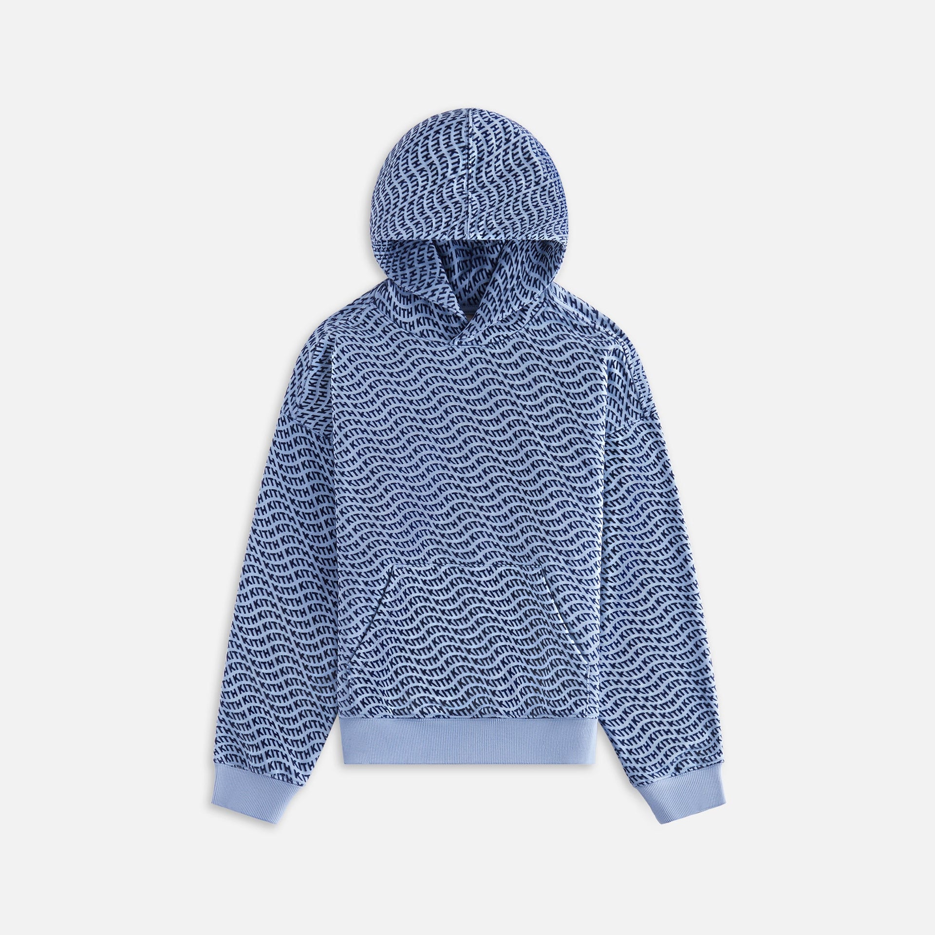 Kith Kids Wavy Monogram Nelson Hoodie - Woven