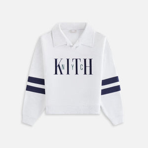 Kith Kids Collared Nelson Sweatshirt - Light Heather Grey