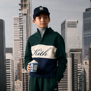 Kith Kids Color-Blocked Hunter Quarter Zip - Nocturnal